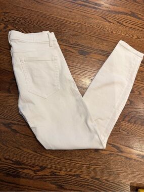 WHITE SKINNY JEANS WITH STRETCH